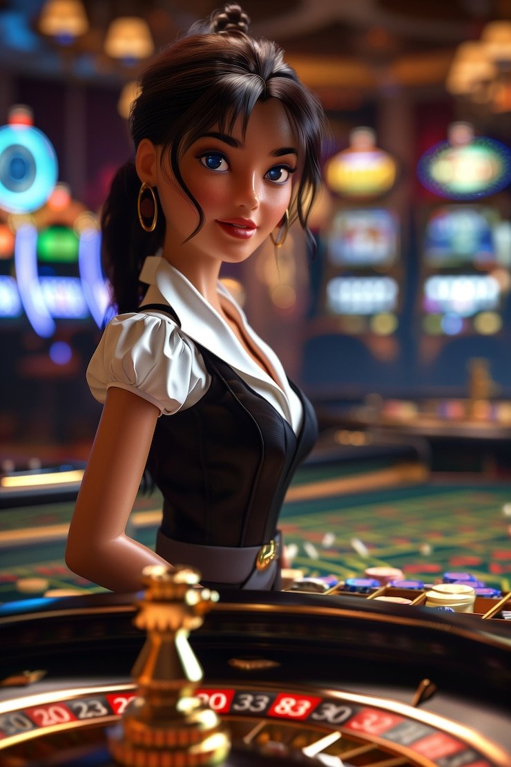 Interaksi pemain dengan dealer live Roulette olenation88